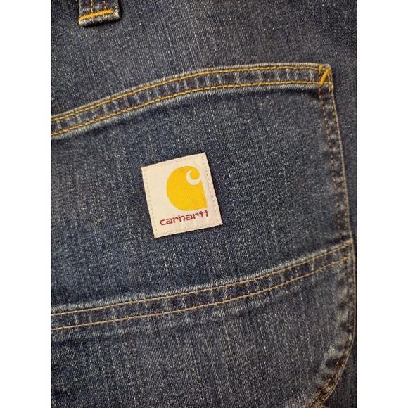 Carhartt Jeans Men 42x30 Blue Rugged Flex Relaxed Fit Utility Straight Leg Pants - Picture 7 of 13